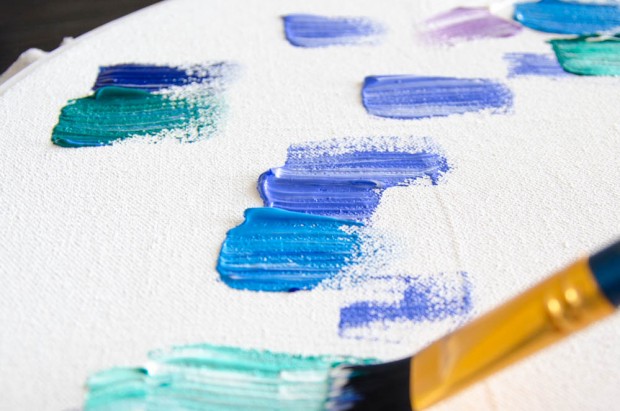 Get tips on using acrylic paints to create totally unique embroidery hoop art on the CreativeLive blog.