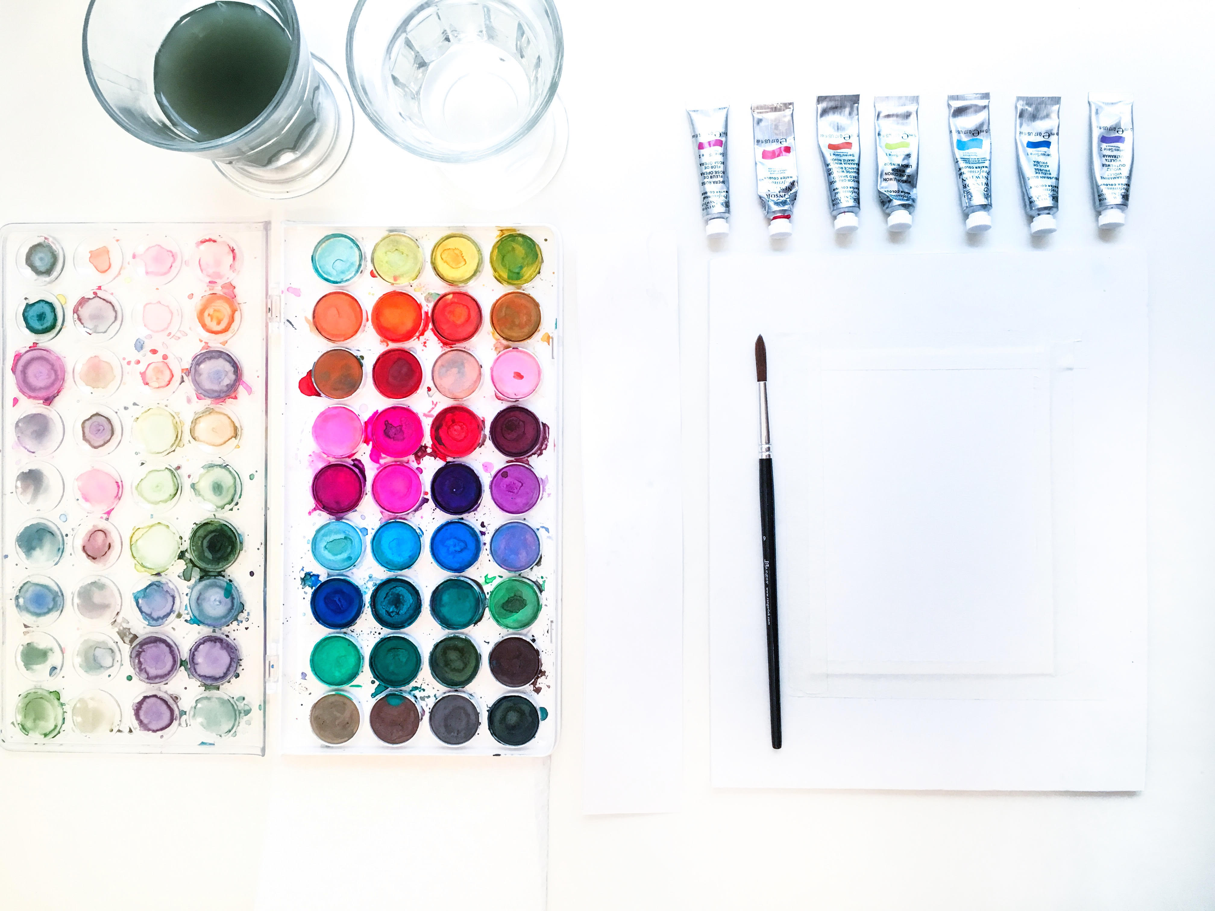 Aren't these colors gorgeous? Check out our guide to watercolor for beginners from Natalie Malan on the CreativeLive blog.