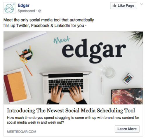 How to Increase Facebook Marketing Conversion Rates with Thematically Matched Images MeetEdgar