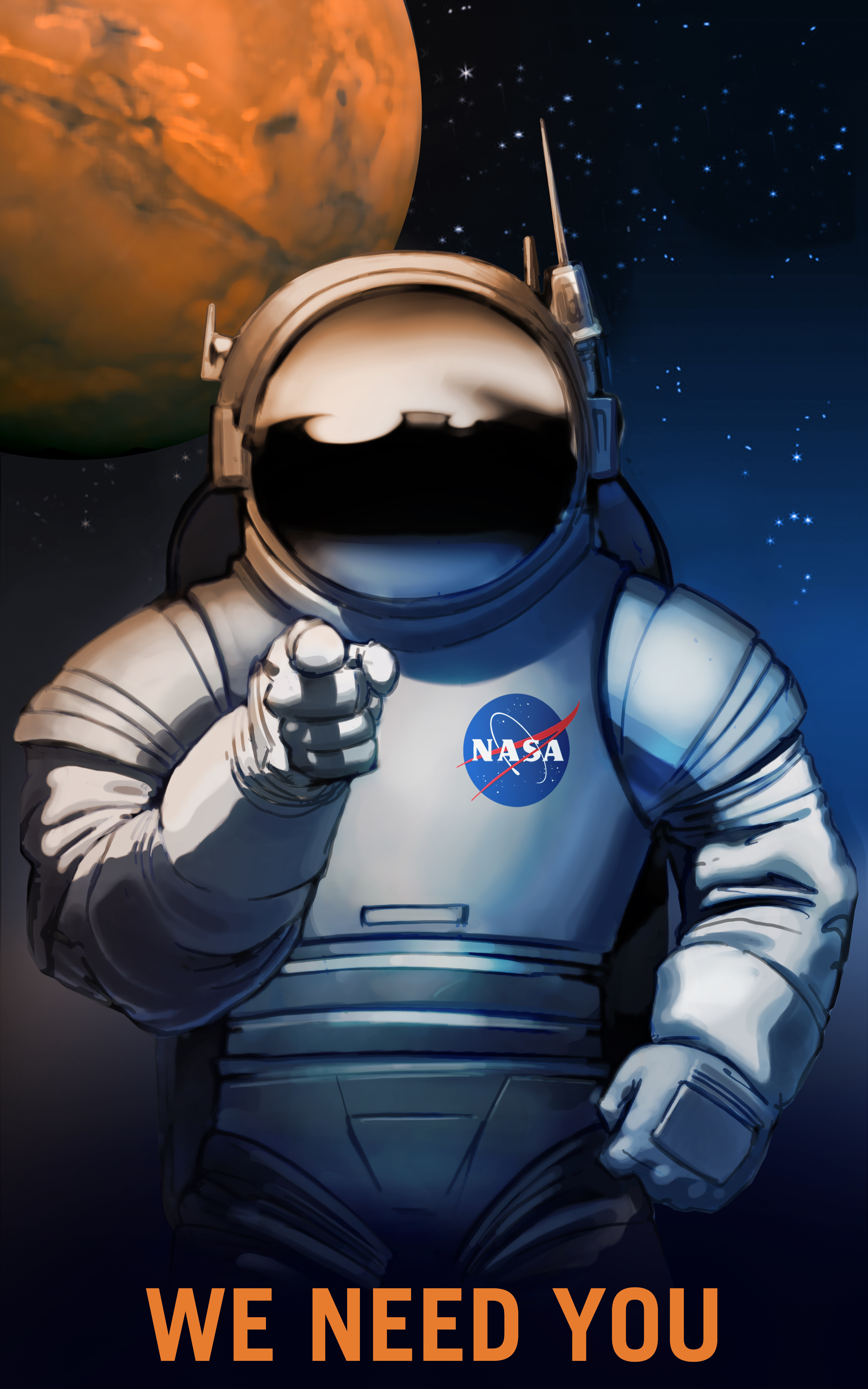 Poster design at its finest: NASA Wants YOU!