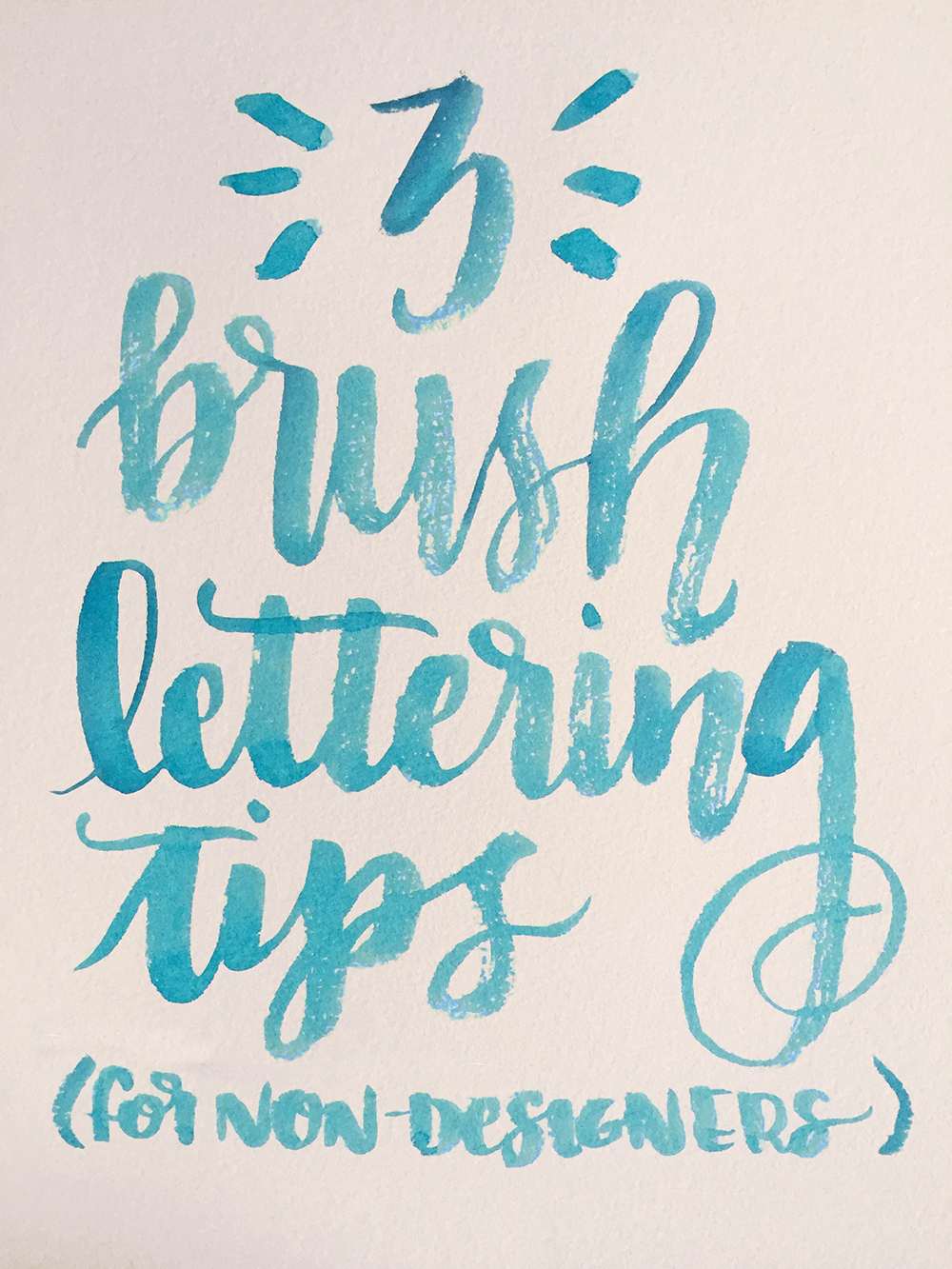 Want to get your start at brush lettering? We have 3 essential tips for beginners. Check out the brush lettering tutorial on the CreativeLive blog.