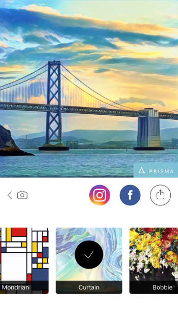Prisma app in action