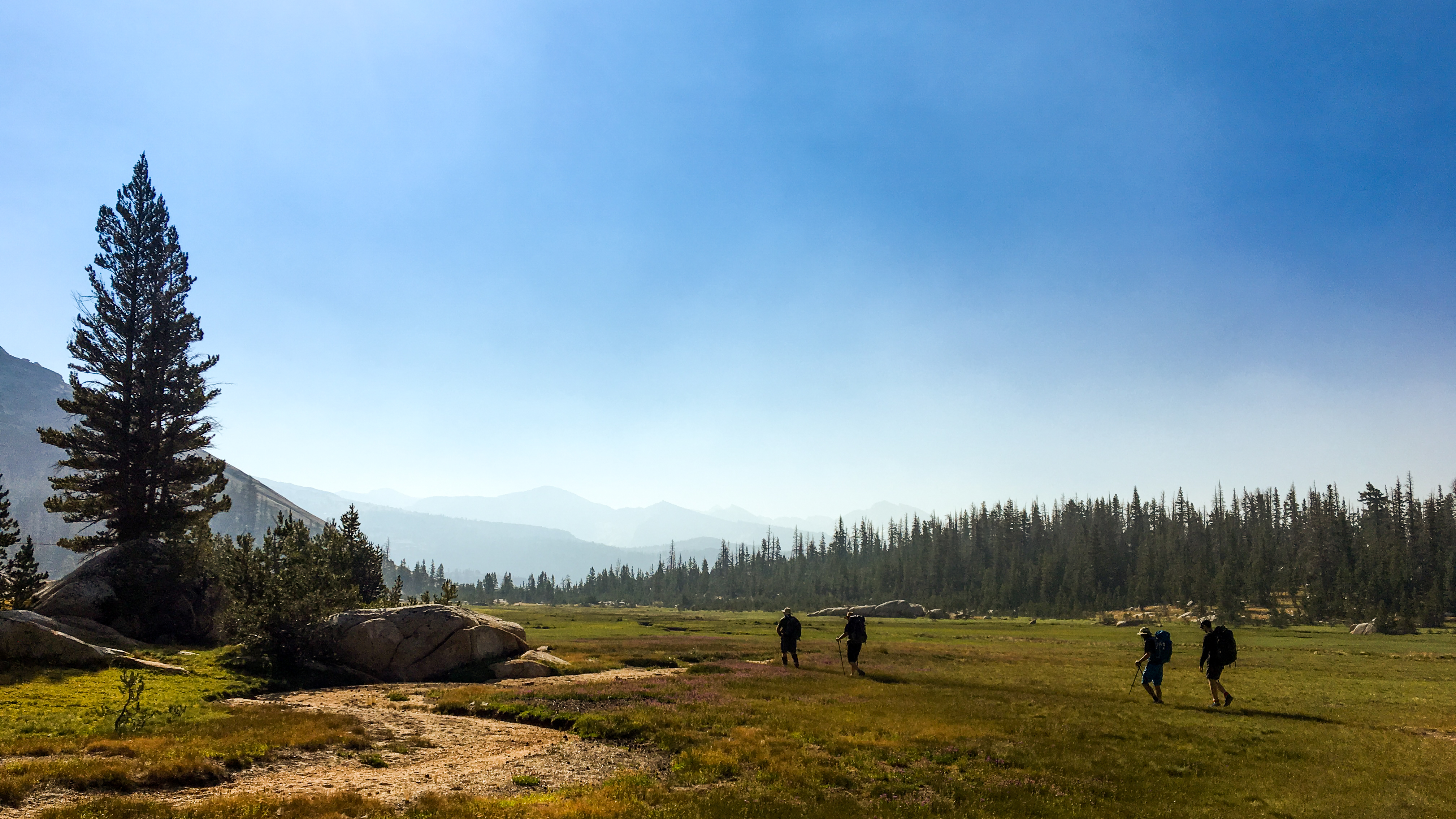 Hiking in to Sunrise Meadow to Photograph the Milky Way