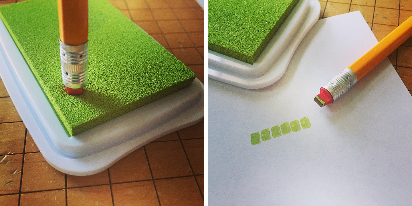 Learn the basics of stamping on fabric with this great DIY project from Robert Mahar. Make adorable cloth napkins using a pencil as a rubber stamp.