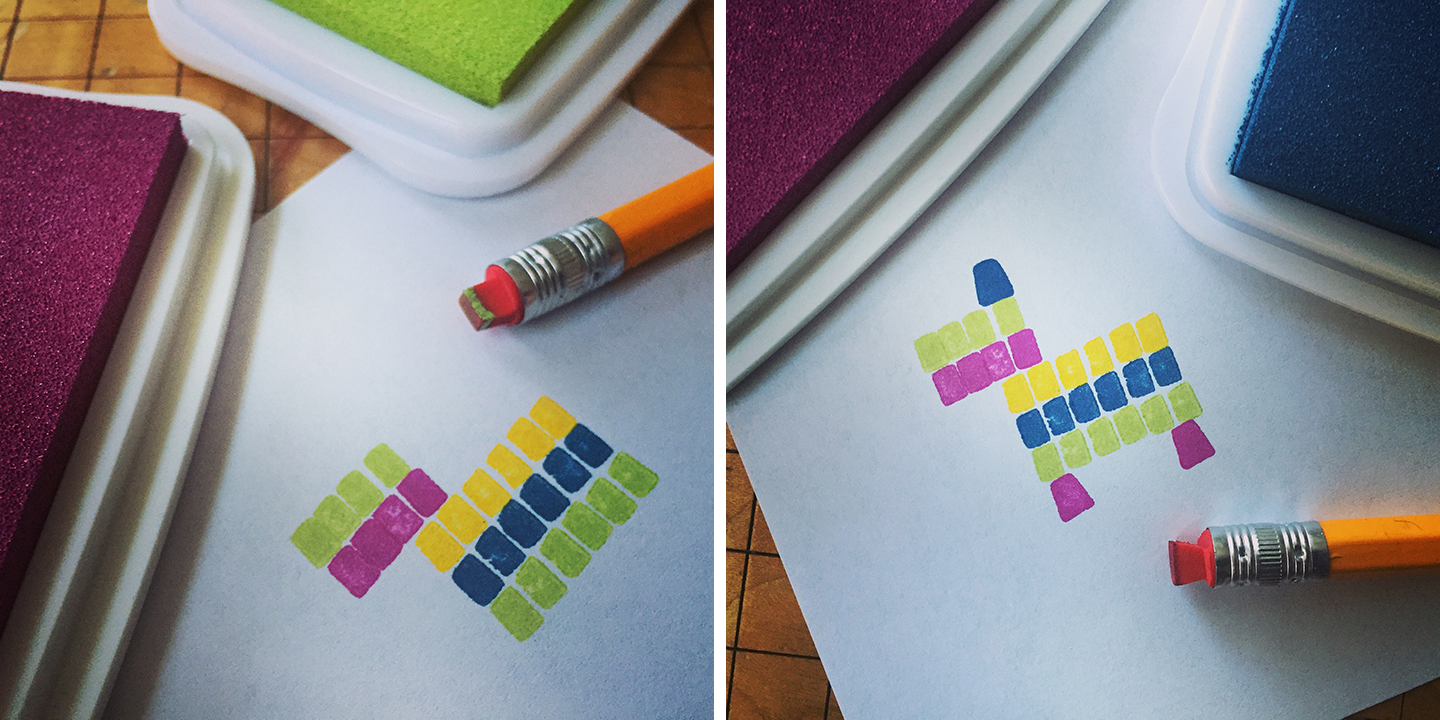 Learn the basics of stamping on fabric with this great DIY project from Robert Mahar. Make adorable cloth napkins using a pencil as a rubber stamp.