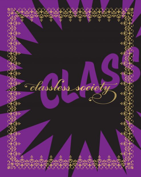 Learn the about the book cover design of Classless Society by B Glauber
