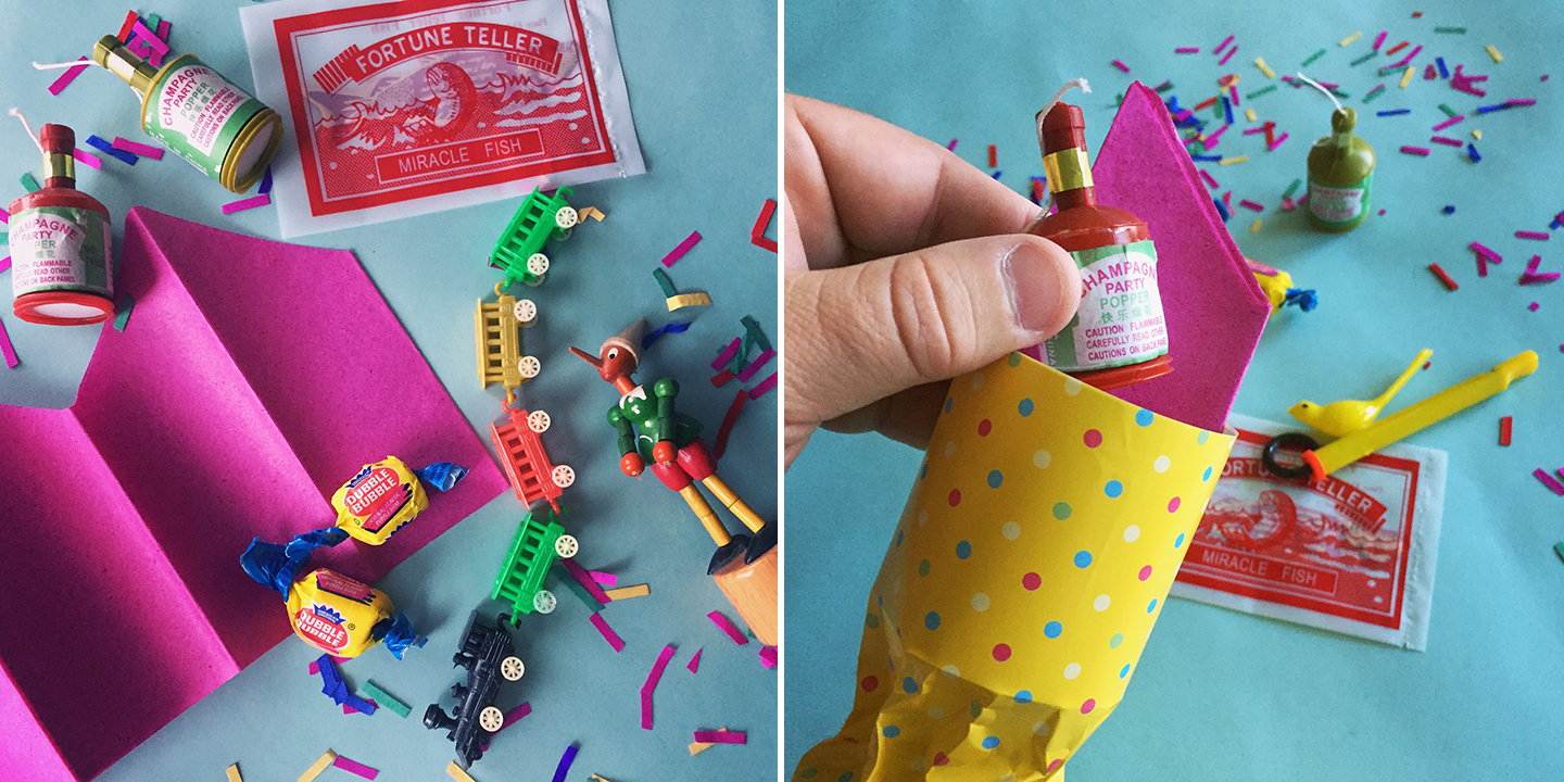 Party crackers, traditionally known as Christmas Crackers, can easily be dressed up as a DIY party favor to celebrate any occasion!