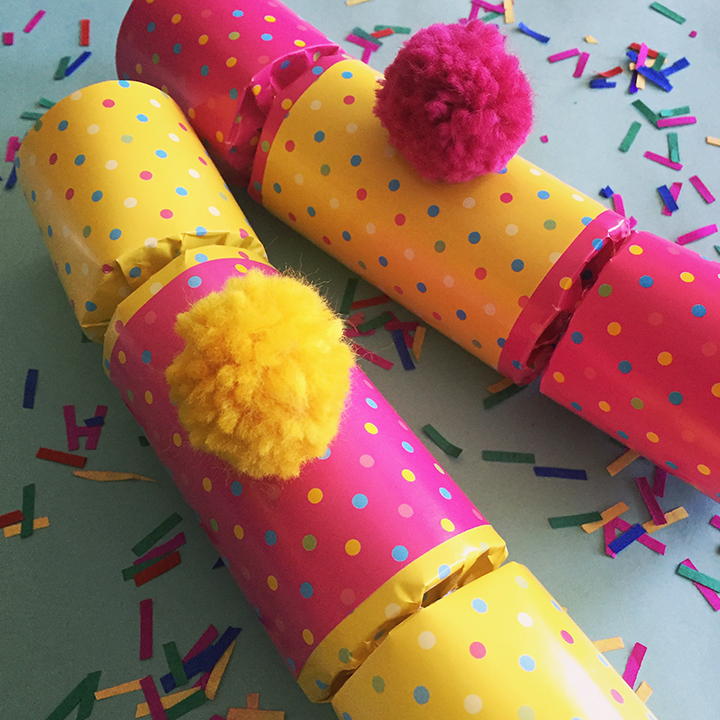 Party crackers, traditionally known as Christmas Crackers, can easily be dressed up as a DIY party favor to celebrate any occasion!