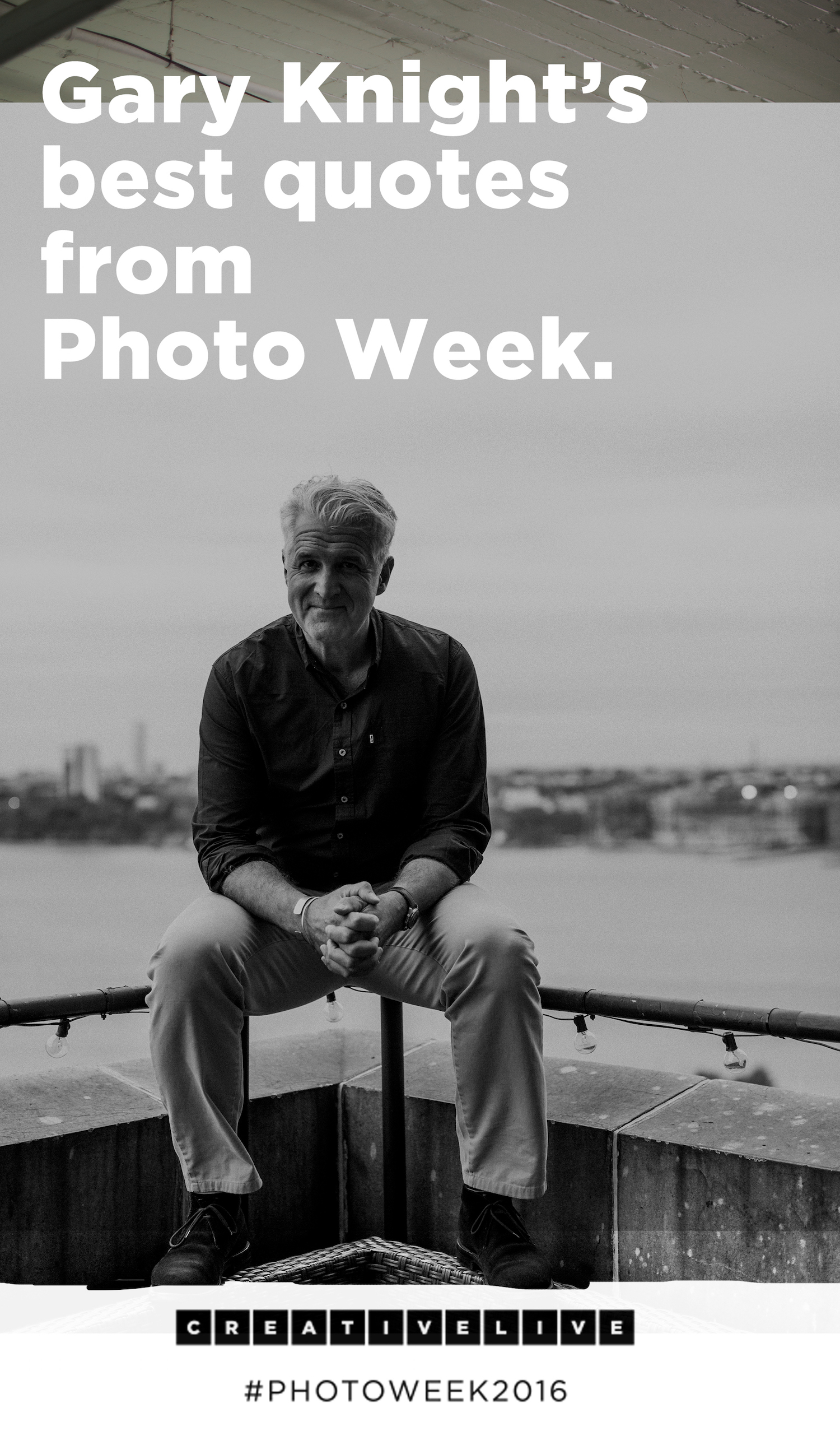 Photojournalist Gary Knight has had an amazing career, and he shares some of his best thoughts, insights, and moments in his Photo Week 2016 presentation. Get his best quotes in this blog post!