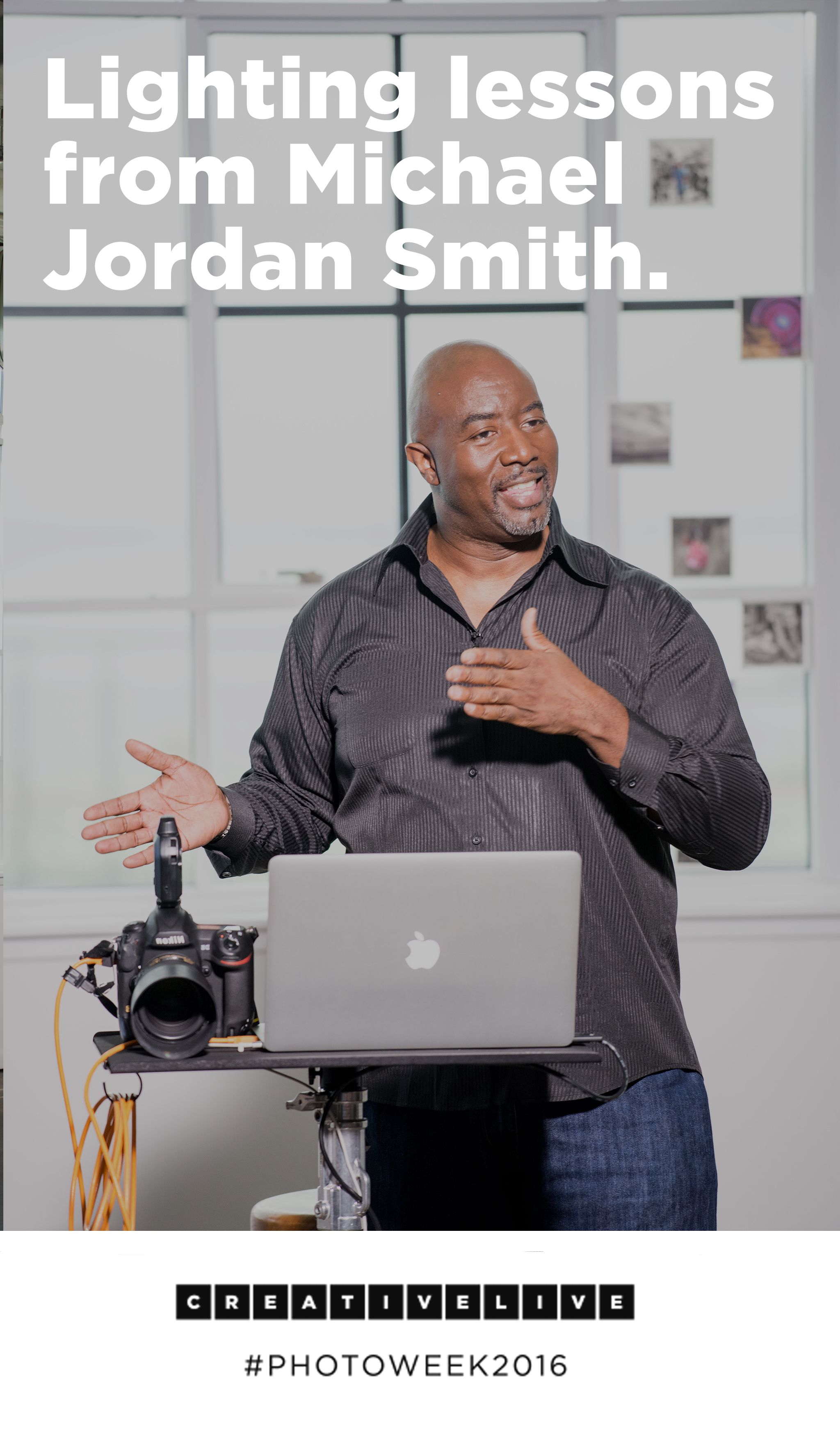 Michael Jordan Smith is an award winning photographer that loves light. He waxed poetic about lighting during Photo Week 2016. Get his best lessons here! 