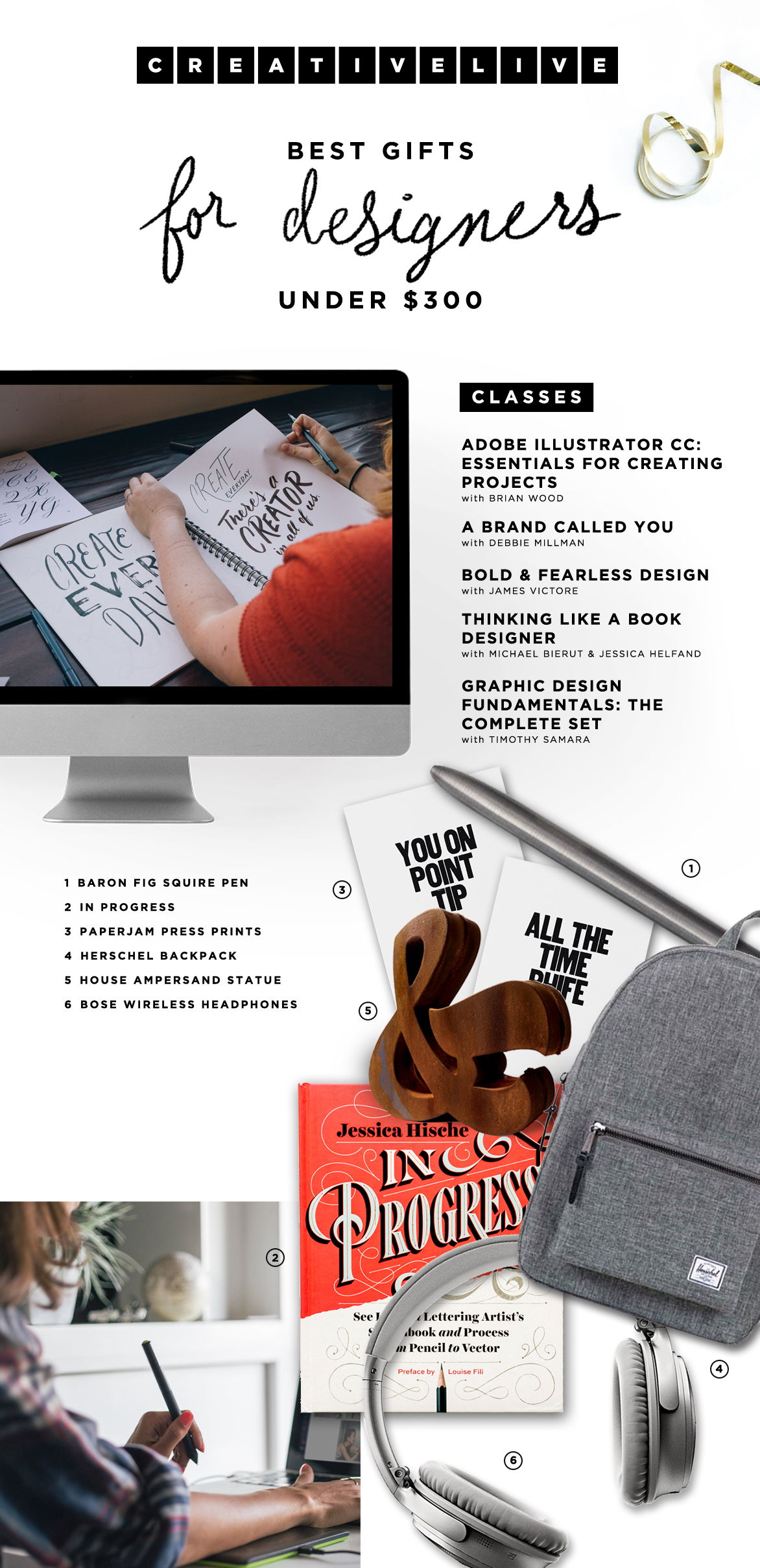 Gifts every designer will love for under $300! 