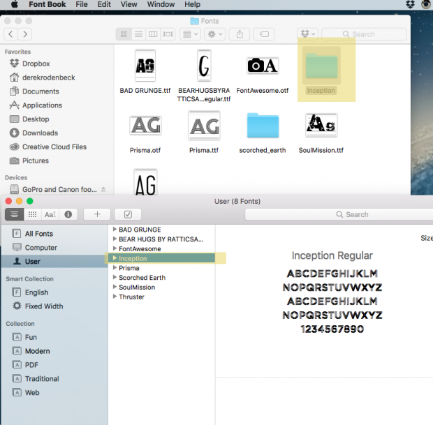 how to install fonts on a mac