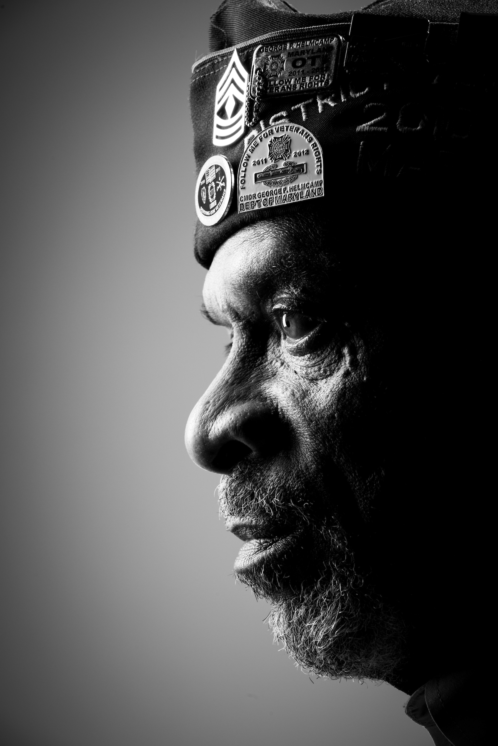 A portrait from Veterans Portrait Project by Stacy Pearsall.