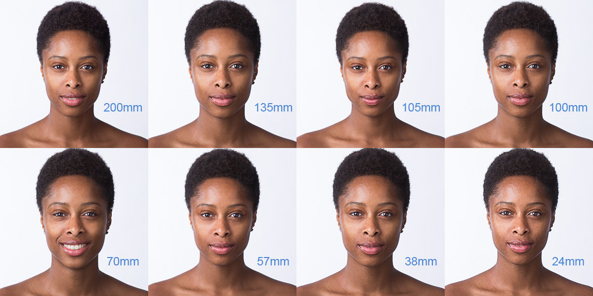 One camera to subject distance with eight different focal lengths by John Cornicello.