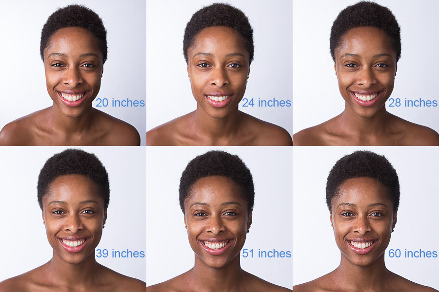 One lens at six different distances by John Cornicello