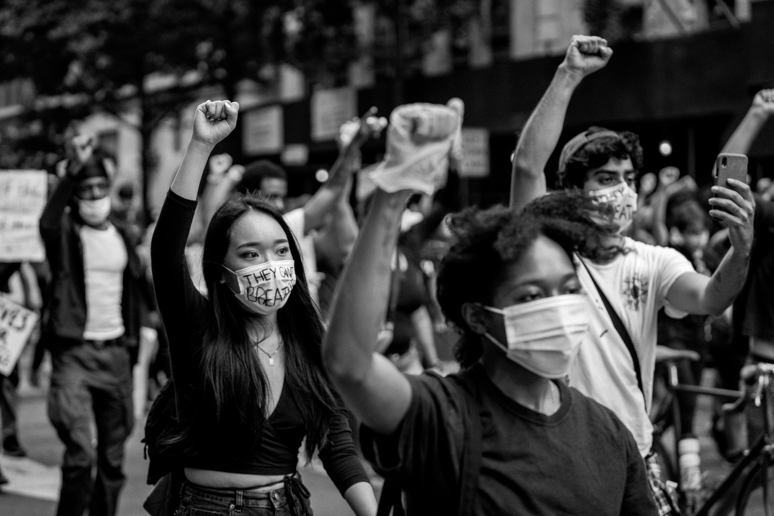 Photo of the Black Lives Matters protests in New York City by Steve Sweatpants 