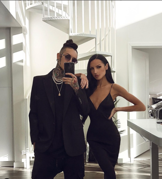 photo of pope the barber and lisa brezinski